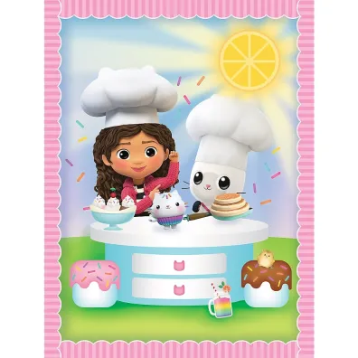 Puzzle + Memos 2w1 (24+30+48 el.) Gabi z kocim przyjacielem. Koci Domek Gabi Trefl