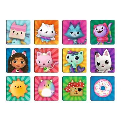 Puzzle + Memos 2w1 (24+30+48 el.) Gabi z kocim przyjacielem. Koci Domek Gabi Trefl