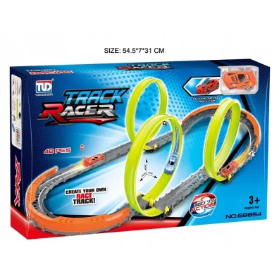 Tor wy�cigowy z autkiem w zestawie SN144  AN01 Smily Play