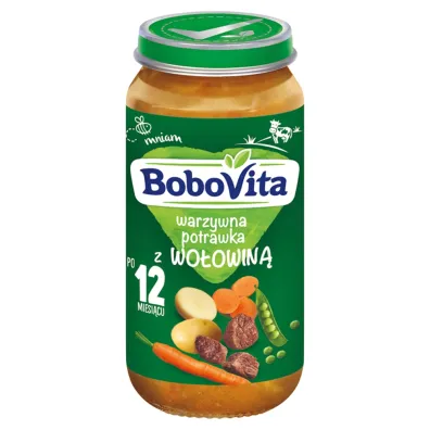 BoboVita Obiadek Warzywna potrawka z wo�owin� po 12 miesi�cu 250 g