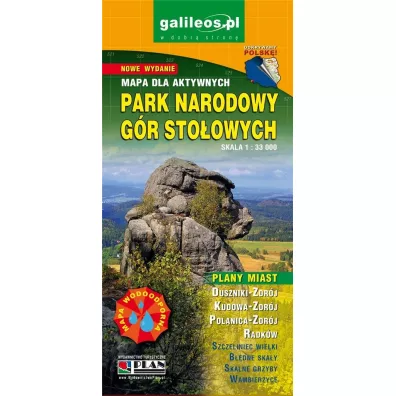 Mapa turystyczna - Park Narodowy G�r Sto�owych