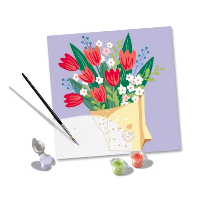 Malowanie po numerach CreArt - Bukiet Tulipan�w Ravensburger