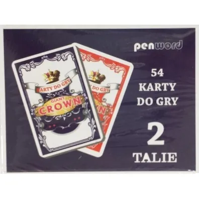 Karty do gry 54 2 talie Polsirhurt