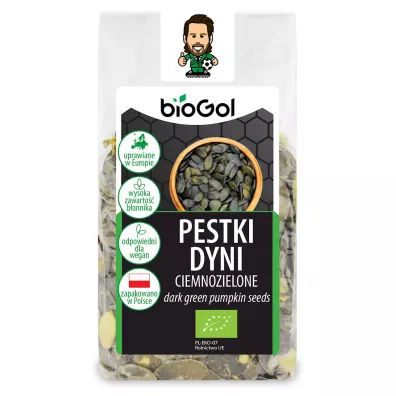 Biogol Pestki dyni ciemnozielone 150 g Bio