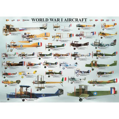 Puzzle 1000 el. Samoloty z okresu I wojny �wiatowej Eurographics