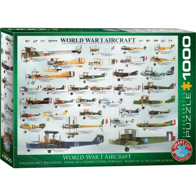 Puzzle 1000 el. Samoloty z okresu I wojny �wiatowej Eurographics
