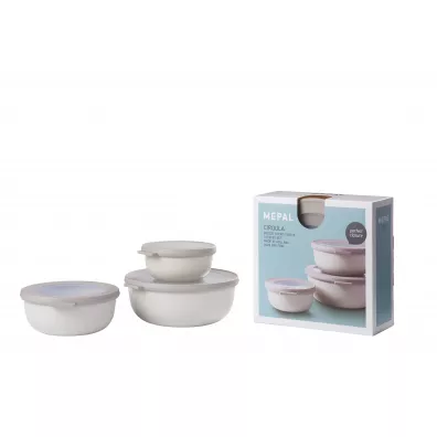 Mepal Zestaw 3 misek Cirqula okrga Nordic White 350 ml + 750 ml + 1.25 l