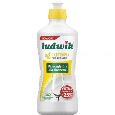 Ludwik P�yn do mycia naczy� Cytrynowy 900 g