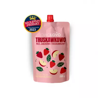 Owolovo Mus jabkowo-truskawkowy Truskawkowo 200 g