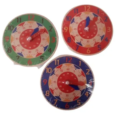 ZEGAR DREWNIANY 14cm