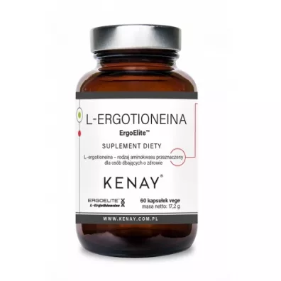 Kenay L-ergotioneina ErgoElite suplement diety 60 kaps.
