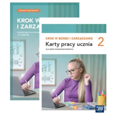 Pakiet: Krok w biznes i zarz�dzanie 2. Podr�cznik do liceum og�lnokszta�c�cego i technikum. Zakres podstawowy, Karty pracy ucznia dla szk� ponadpodstawowych