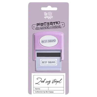 Be-Happy Gifts Piecz�tka z napisem - Best Squad