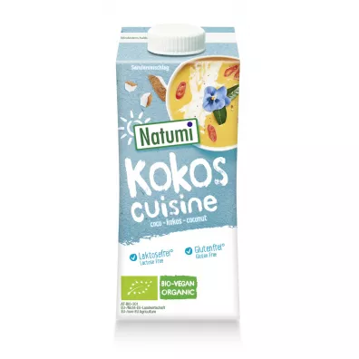 Natumi Zagszczony produkt kokosowy do gotowania i pieczenia bezglutenowy 200 ml Bio