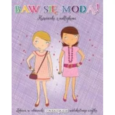 Baw si� mod� z naklejkami. Fioletowa
