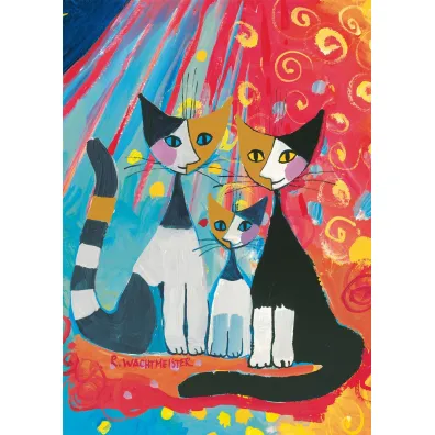 Puzzle 1000 Rosina Wachtmeister Szcz�liwa kocia Schmidt