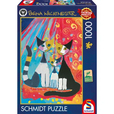 Puzzle 1000 Rosina Wachtmeister Szcz�liwa kocia Schmidt