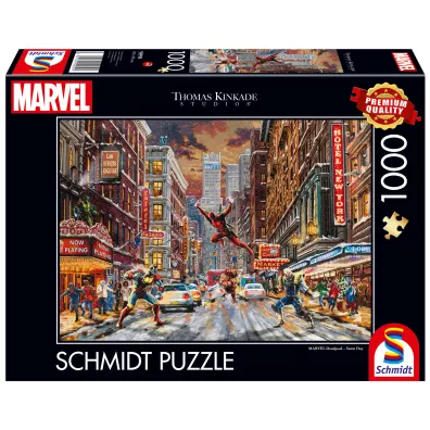 Puzzle 1000 el. PQ Thomas Kinkade Deadpool Marvel Schmidt