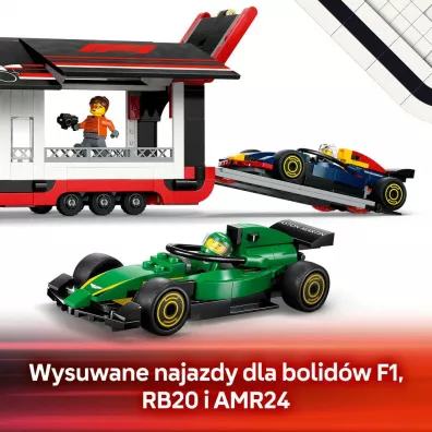 LEGO City F1® Ci�ar�wka z bolidami RB20 i AMR24 F1® 60445