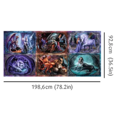 Puzzle 9000 el. Fantasy Creatures Anne Stokes Trefl