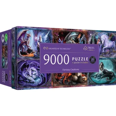 Puzzle 9000 el. Fantasy Creatures Anne Stokes Trefl