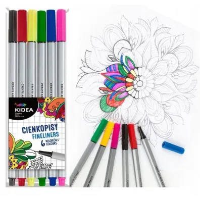 Derform Cienkopisy 6 szt.