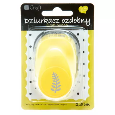 Dalprint Dziurkacz ozdobny do papieru papro� 2,5cm