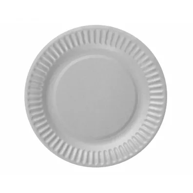 Godan Talerzyki papierowe srebrne 18cm 6 szt.