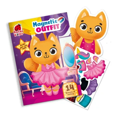 Puzzle Uk�adanka magnetyczna Kotek Roter Kafer