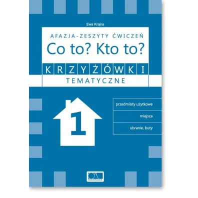 Krzy��wki tematyczne 1 Afazja - Co to? Kto to? �w. - Ewa Krajna