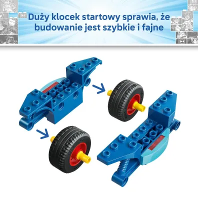 LEGO Marvel Spidey na motocyklu kontra Rhino 11206