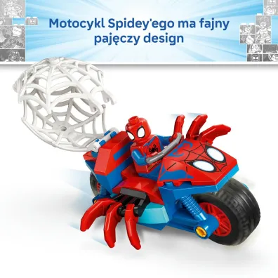 LEGO Marvel Spidey na motocyklu kontra Rhino 11206