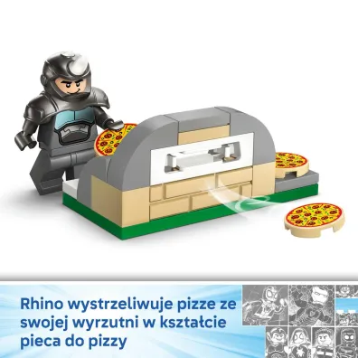 LEGO Marvel Spidey na motocyklu kontra Rhino 11206