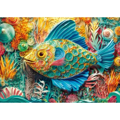 Puzzle 1000 el. Quilled Fish CherryPazzi