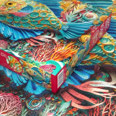 Puzzle 1000 el. Quilled Fish CherryPazzi