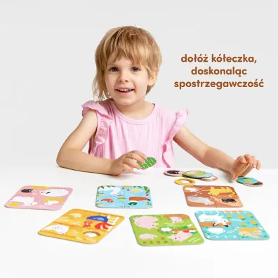 Puzzle Zwierz�ta ma�e i du�e Bright Junior Media