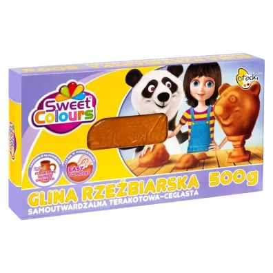 Otocki Glina rze�biarska samoutwardzalna terracota 500g