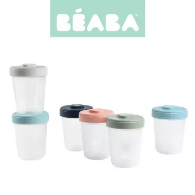 Beaba Zestaw soiczkw Clip 6 x 250 ml 6 szt.