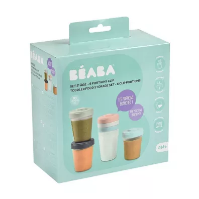 Beaba Zestaw soiczkw Clip 6 x 250 ml 6 szt.