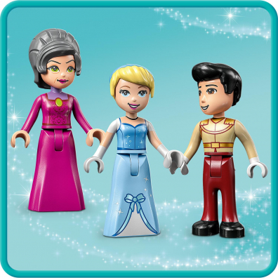 LEGO ǀ Disney Princess Zamek Kopciuszka i ksicia z bajki 43206