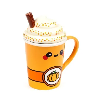 Puckator Kubek ceramiczny z przykrywk� - Pumpkin Spiced..
