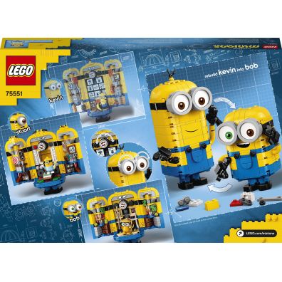 LEGO Minions Minionki z klockw i ich gniazdo 75551