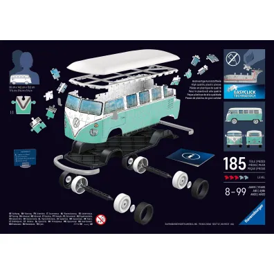 Puzzle Iconics 224 el. 3D Volkswagen T1 Ravensburger