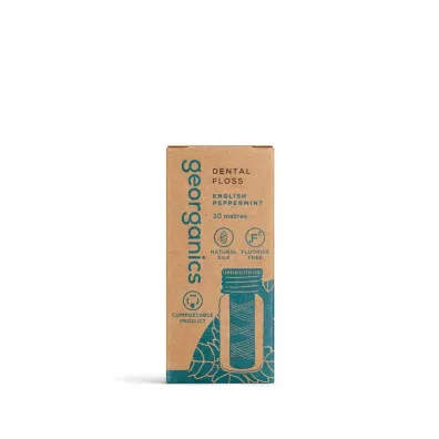 Georganics Naturalna ni� dentystyczna, English Peppermint 30 m