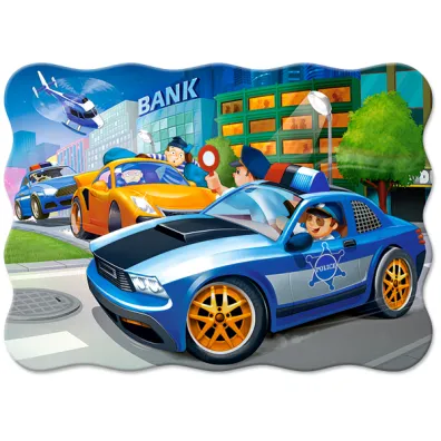 Puzzle 30 el. Police Chase Castorland