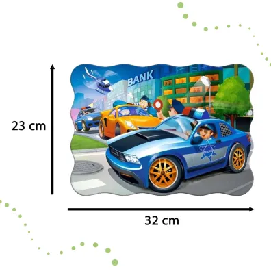 Puzzle 30 el. Police Chase Castorland