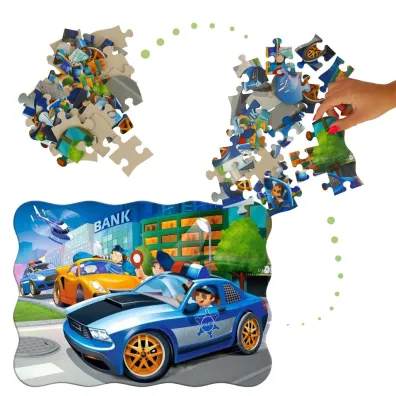 Puzzle 30 el. Police Chase Castorland