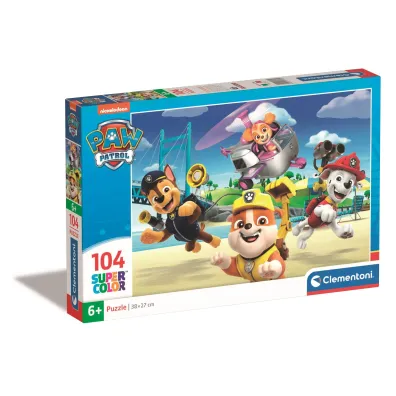 Puzzle 104 el. SuperColor. Psi Patrol Clementoni