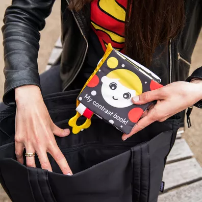 Babyono Ksi��eczka sensoryczna My Contrast Book