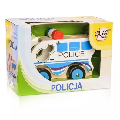 Auto drewniane Policja Daffi
